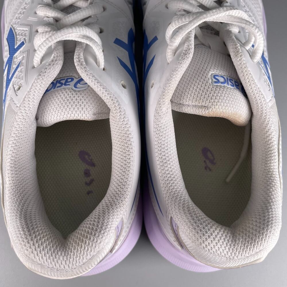 ASICS GEL-Challenger 13 Women's 9.5 White Blue Athletic Shoes Tennis Sneaker EUC - Picture 8 of 9